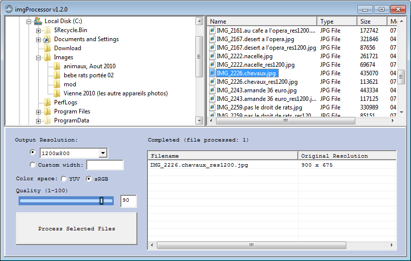 screenshot main window